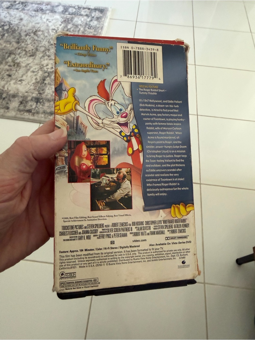 Who Framed Roger Rabbit VHS Exclusive Video Bonus Edition - Picture 3 of 7
